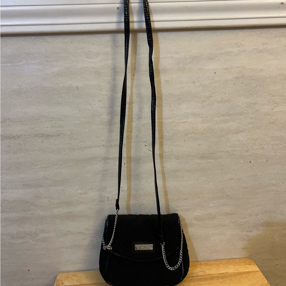 Vera Bradley Quilted Chain Strap Crossbody in classic
black. - Picture 2 of 14